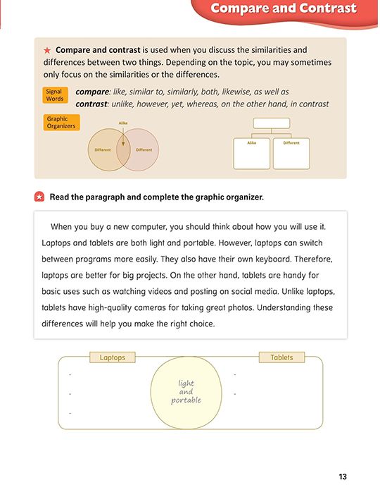 Paragraph Writing 3 — 비교와 대조