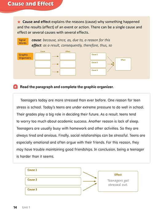 Paragraph Writing 3 — 원인과 결과